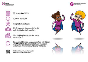 Plakat für Kinderstark Tag