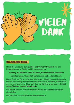 Plakat fürs mitarbeiter Frühstück