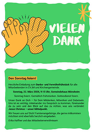 Einladung fürs Mitarbeiterfrühstück