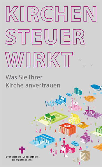 Flyer zur Verwendung der Kirchensteuer