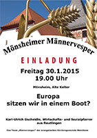 Flyer Männervesper