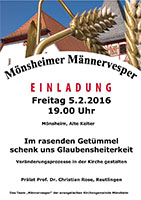 Flyer Männervesper