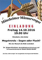 Flyer Männervesper