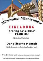 Flyer Männervesper