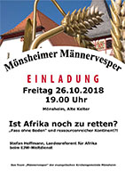 Flyer Männervesper