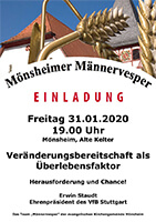 Flyer Männervesper