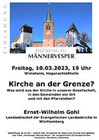 Flyer Männervesper